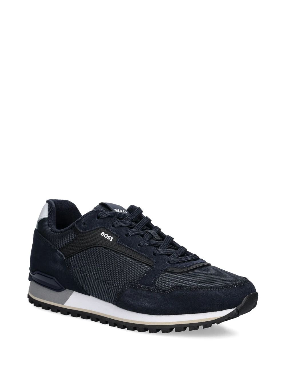 Parkour suede-panelled sneakers - 2