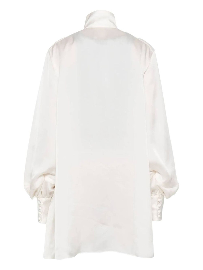 sacai ruffled shirt outlook
