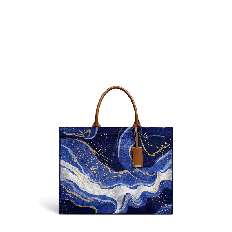 Cosmo embroidered fabric handbag 1