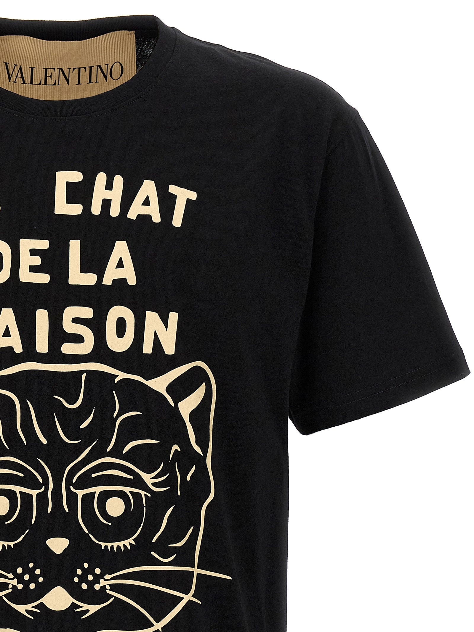 Le Chat De La Maison T-Shirt Black - 3