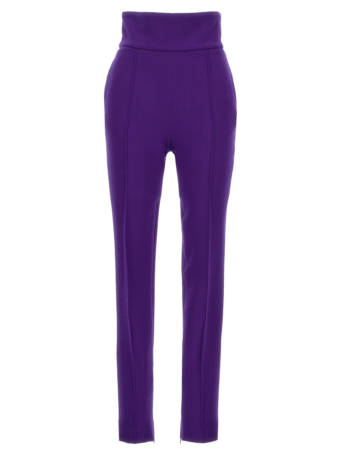 Tailored Trousers Pants Purple - 1