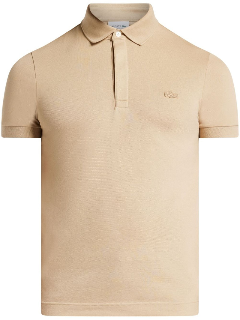 logo-patch polo shirt 1