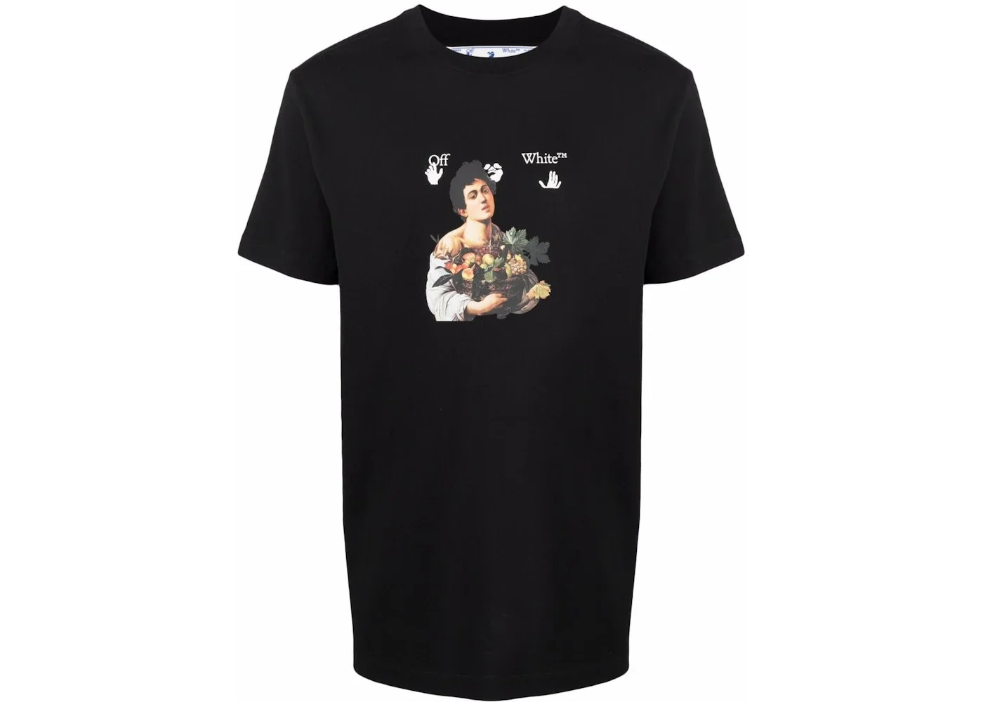 OFF-WHITE Caravaggio Boy T-shirt Black/White - 1