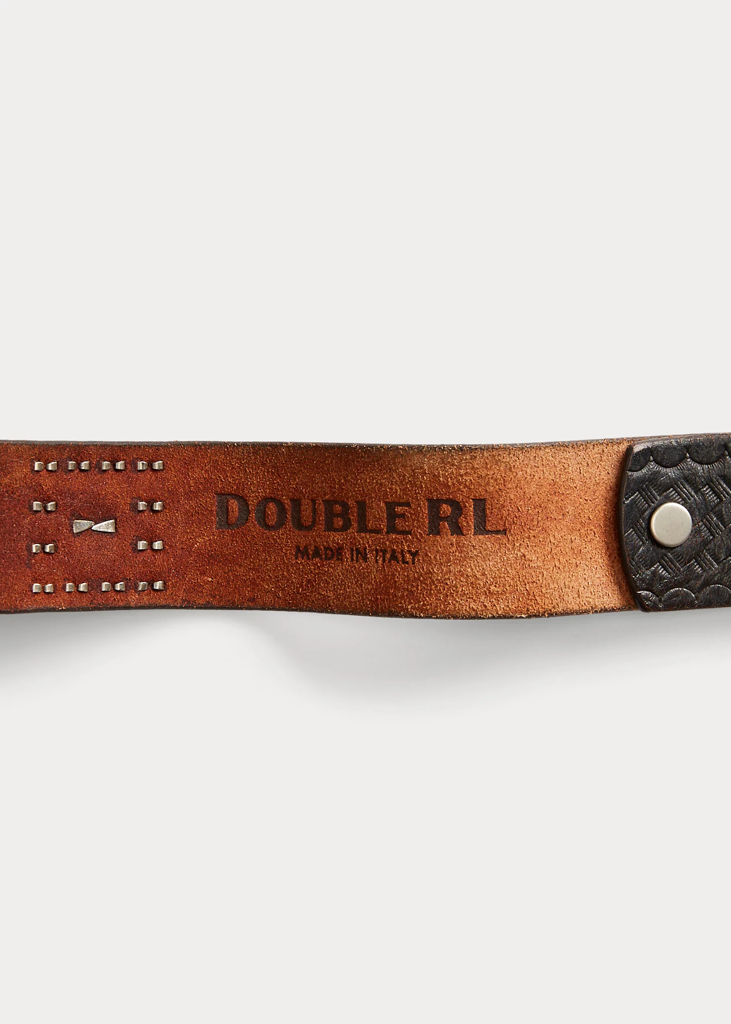 Studded Leather Belt - 5