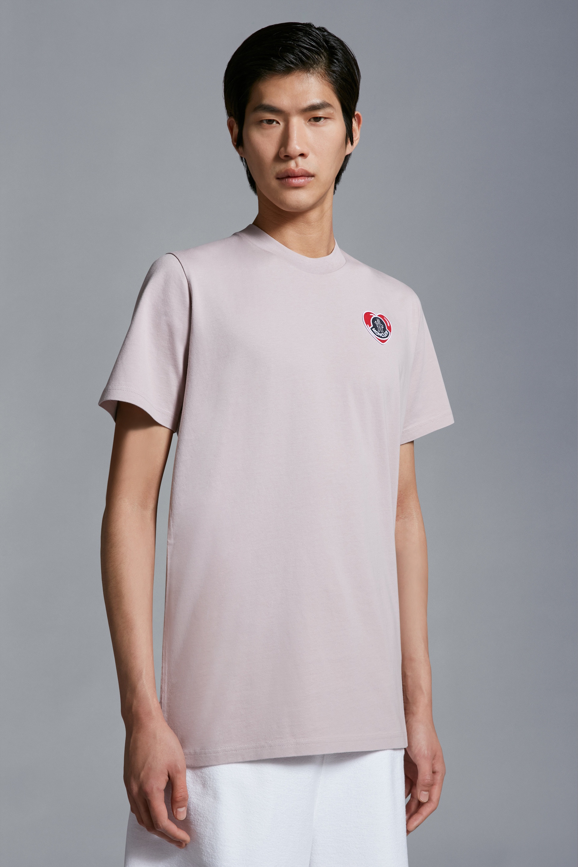 Moncler Heart Logo T-Shirt | REVERSIBLE
