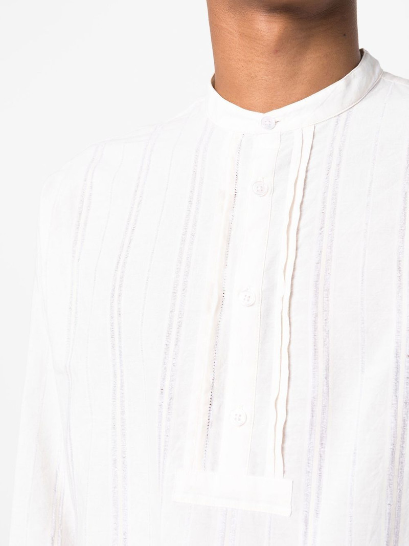 Hemlock striped henley shirt 5