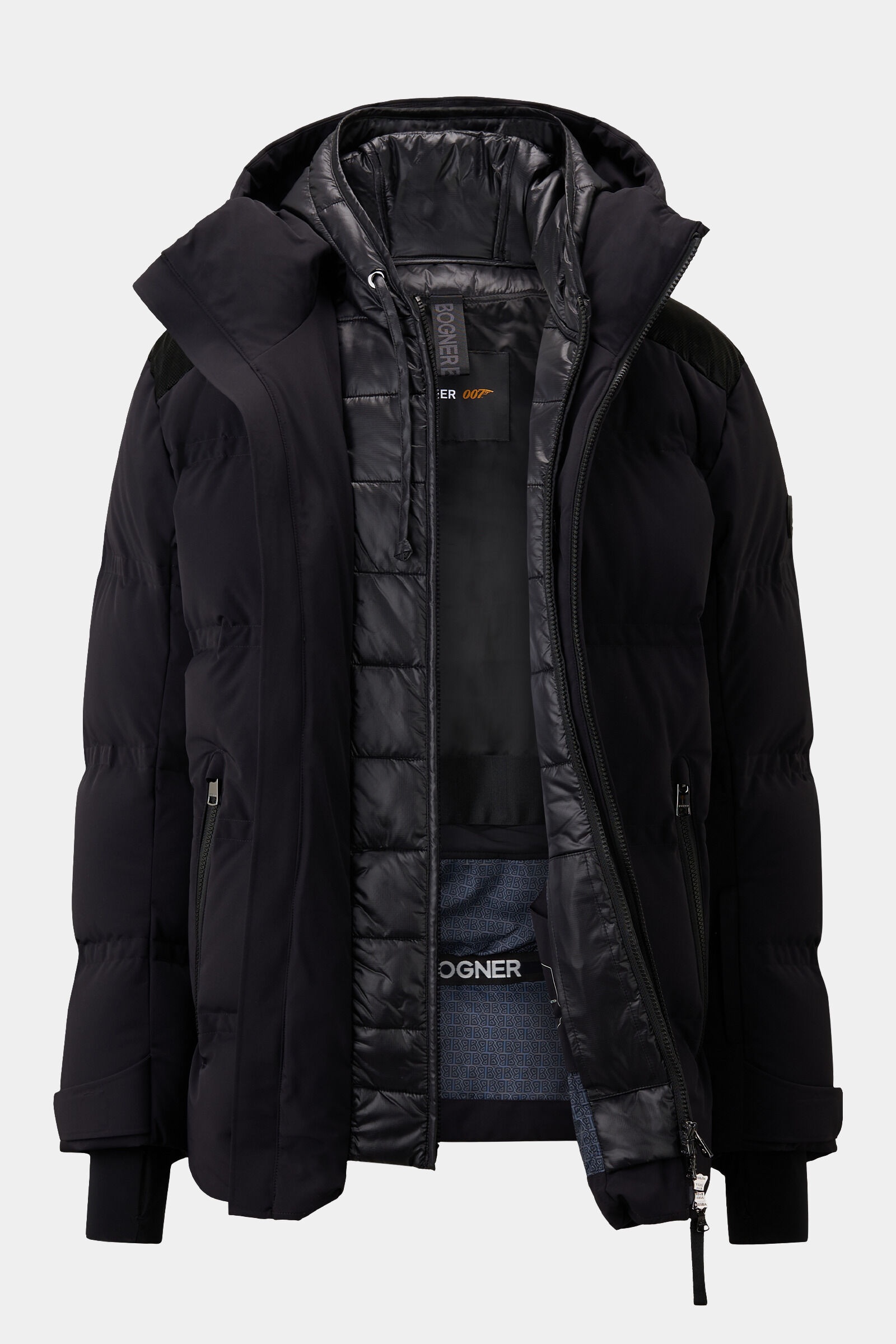 Bond4 Down ski jacket in Black - 2