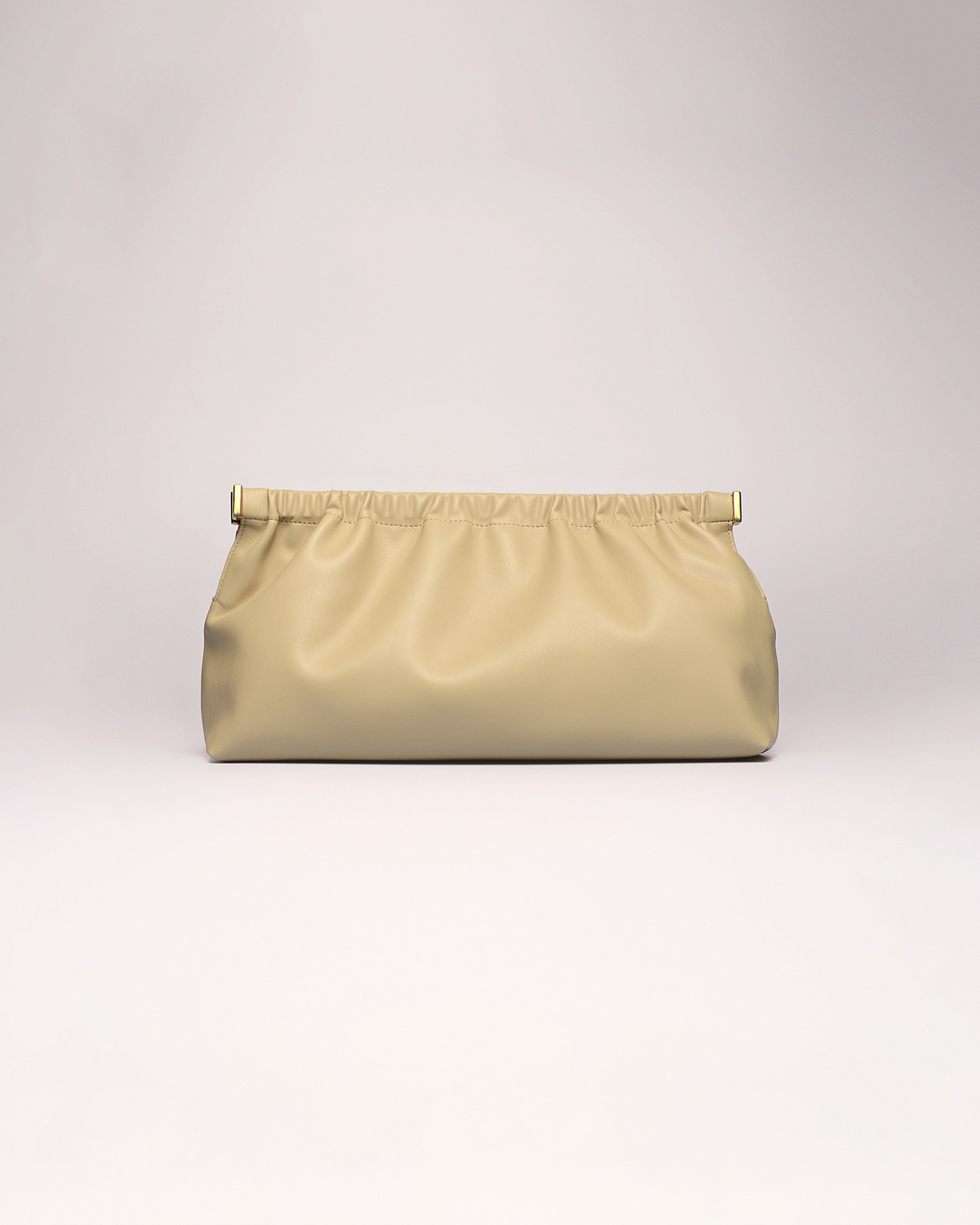 THE BAR CLUTCH - Vegan nappa clutch - Pebble 1
