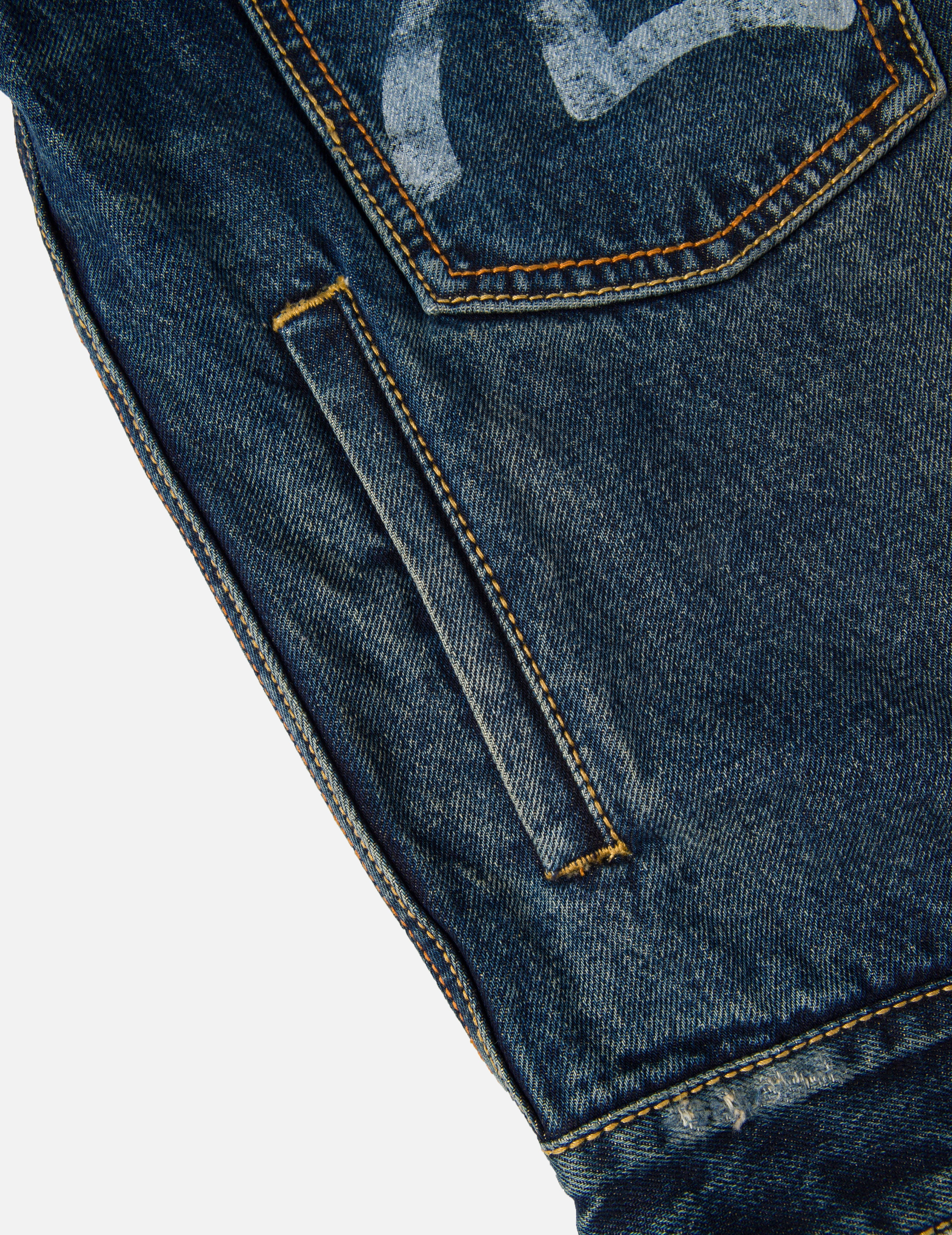 EVISU X GDC Washed Relax Fit Denim Jacket - 11