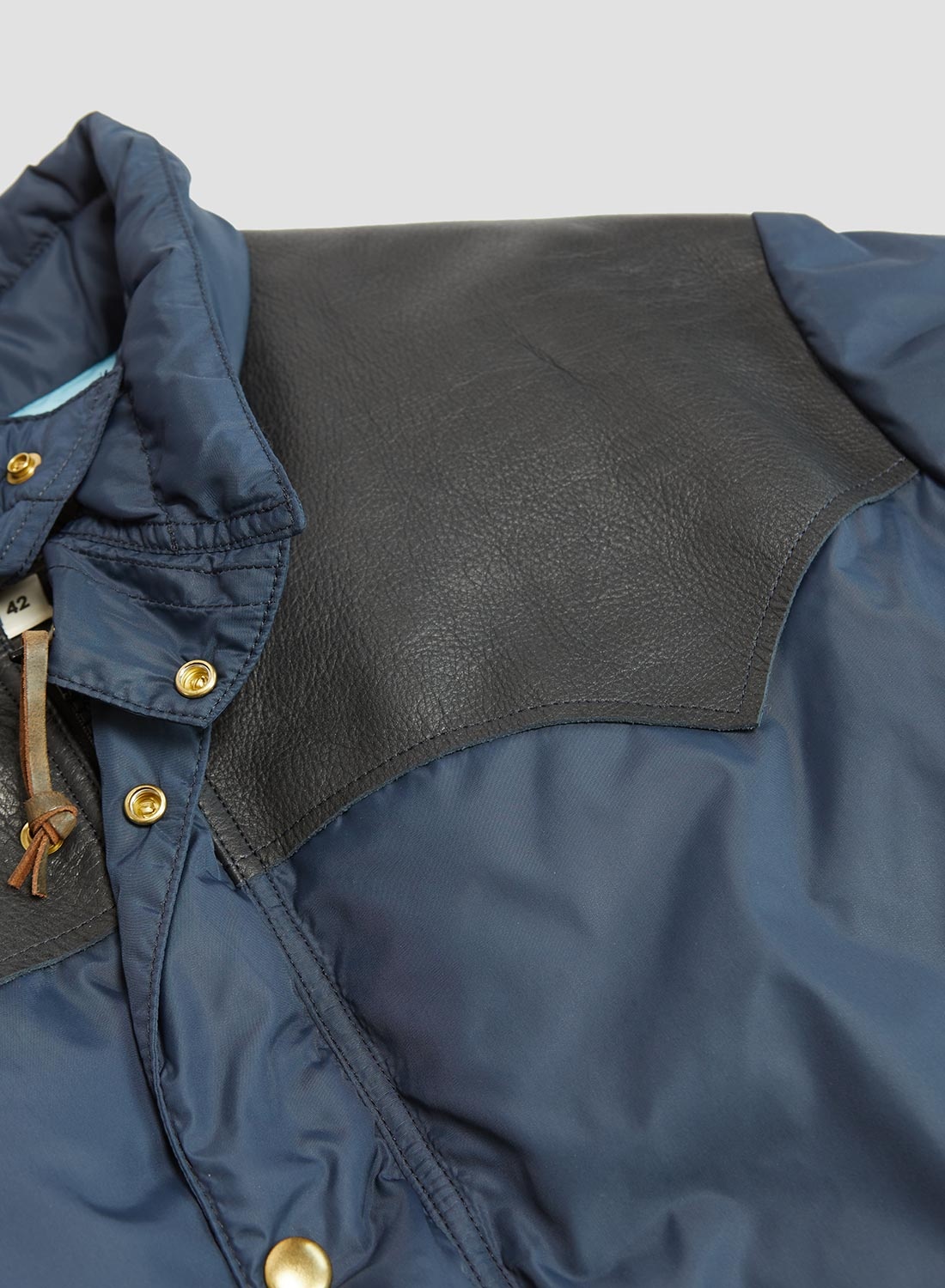 Rocky Mountain Featherbed x Nigel Cabourn Down Short Shell 1969 in Dark Navy - 7