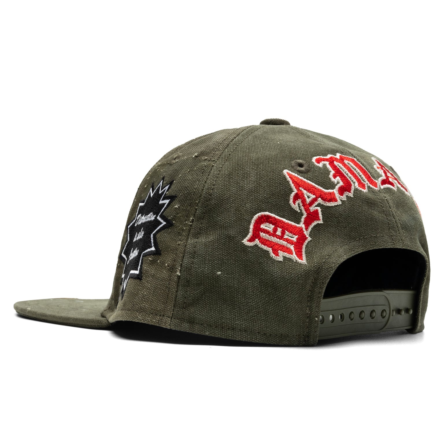 DAMAGE SNAPBACK - KHAKI - 4