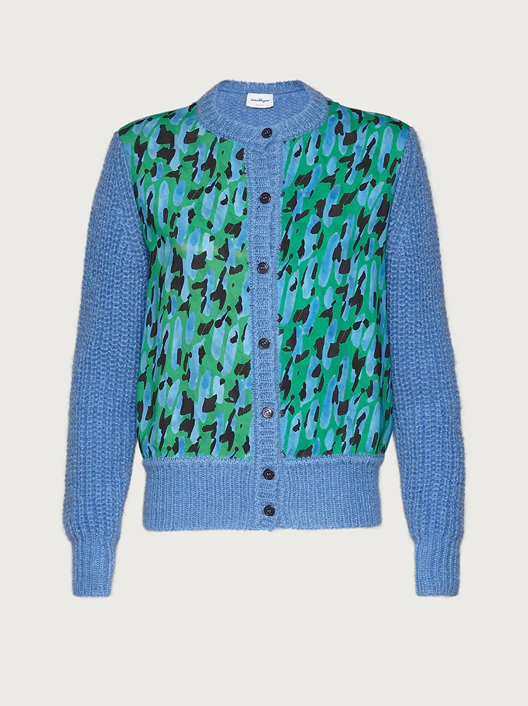 LONG MOHAIR CARDIGAN - 1
