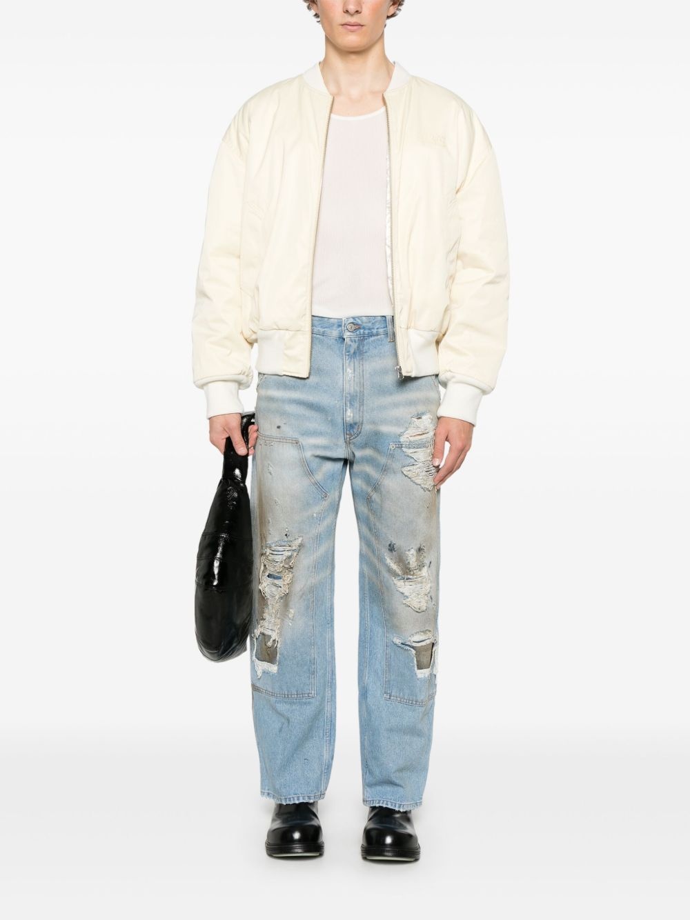 distressed jeans - 2