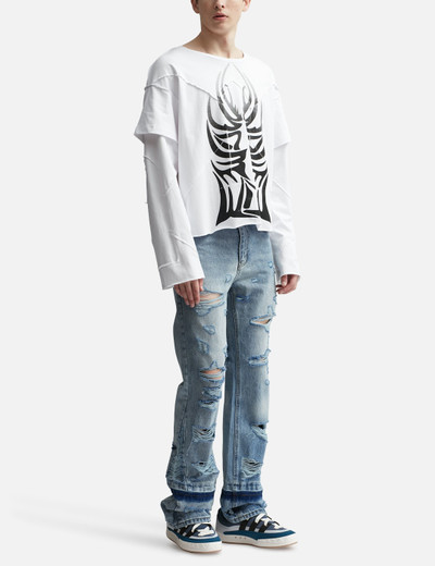 WHO DECIDES WAR WINGED GRADIENT LONG SLEEVE outlook