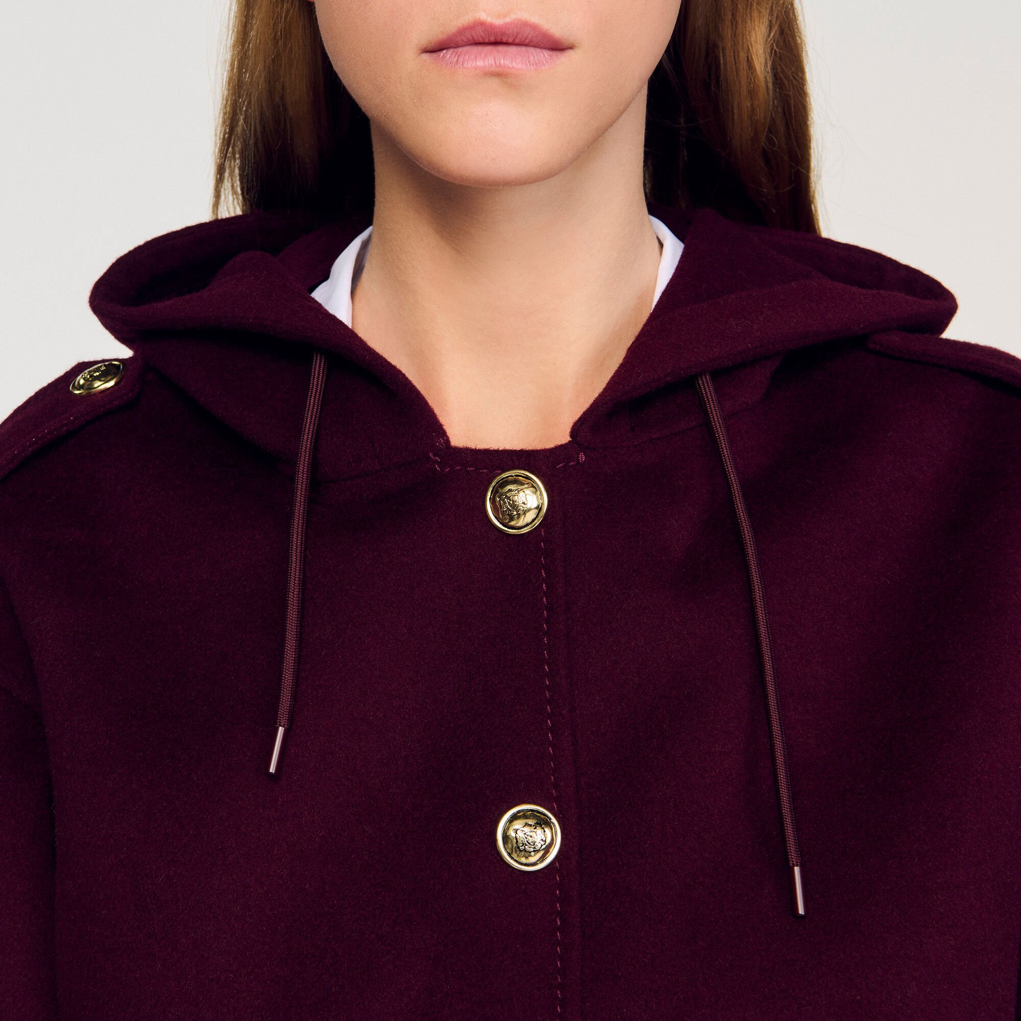 DOUBLE-FACED WOOL COAT - 3