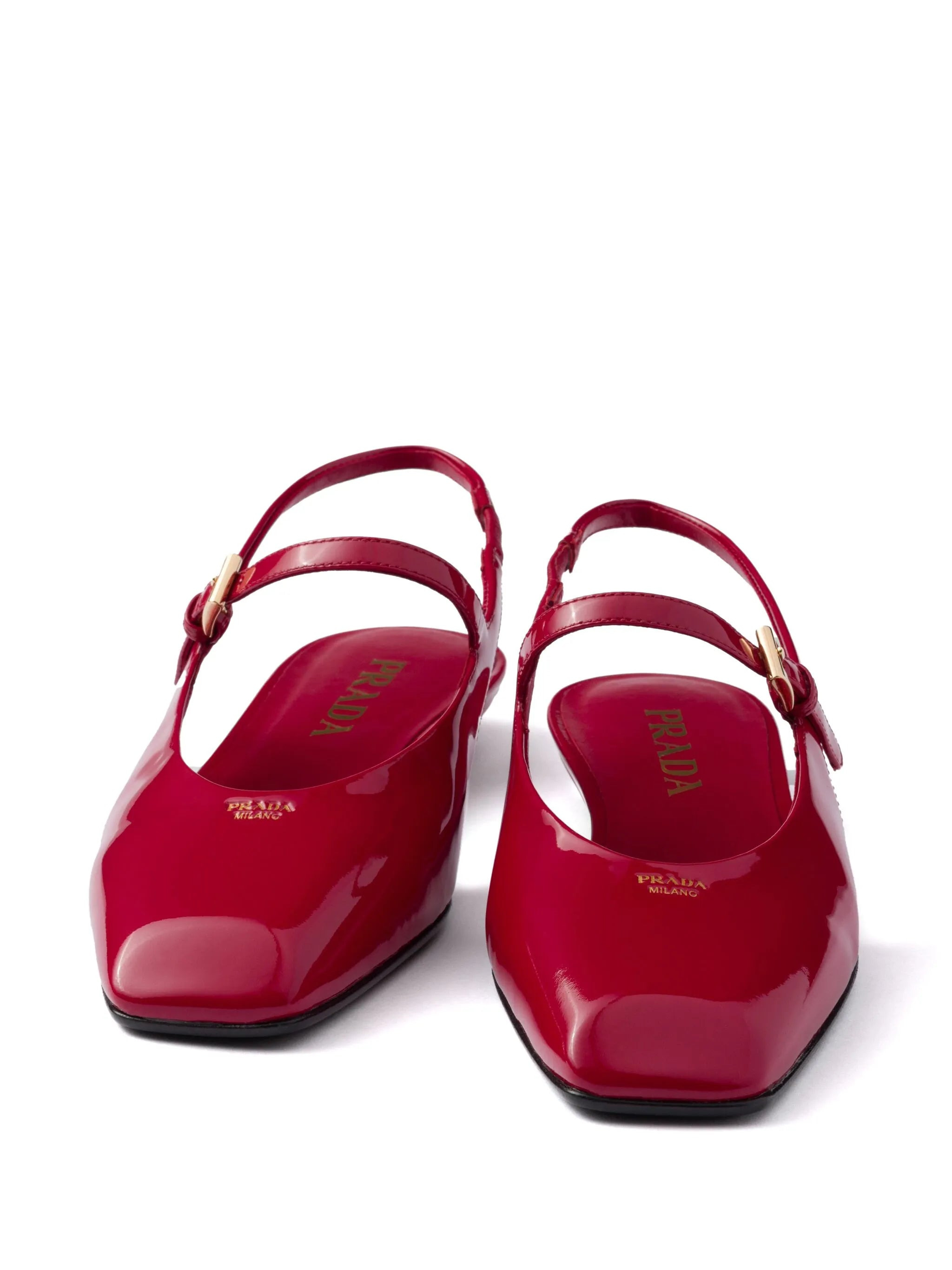 leather slingback ballerina shoes - 4