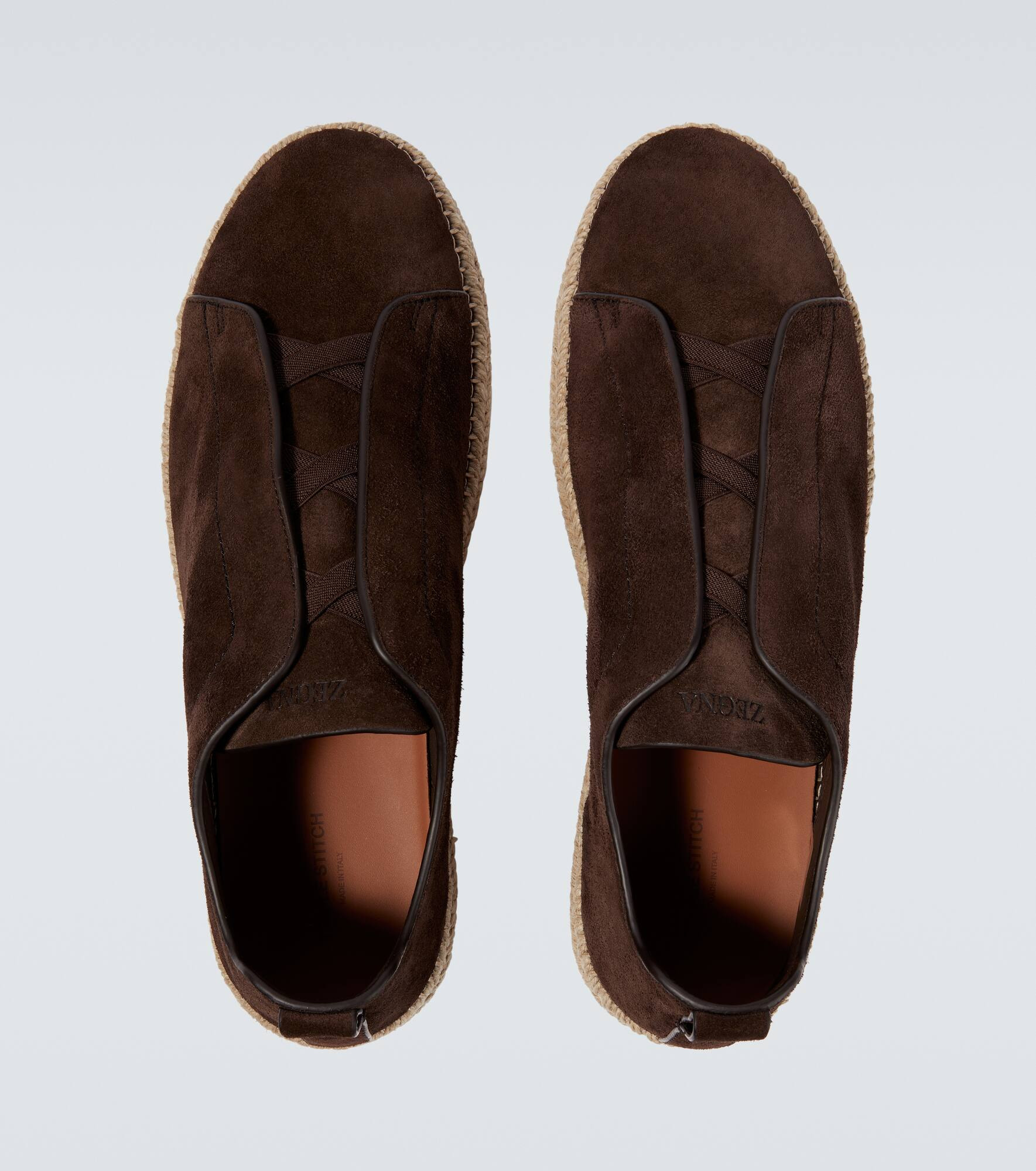 Triple Stitch suede espadrilles - 4