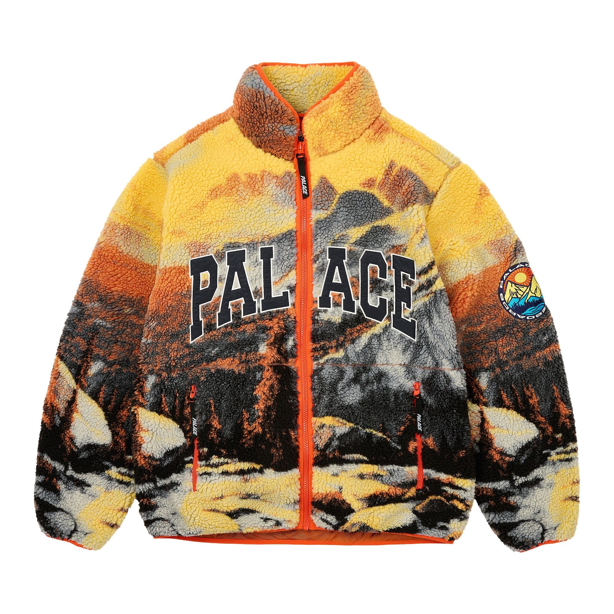 Palace Appalachian Funnel Fleece Palaska 'Orange' - 1