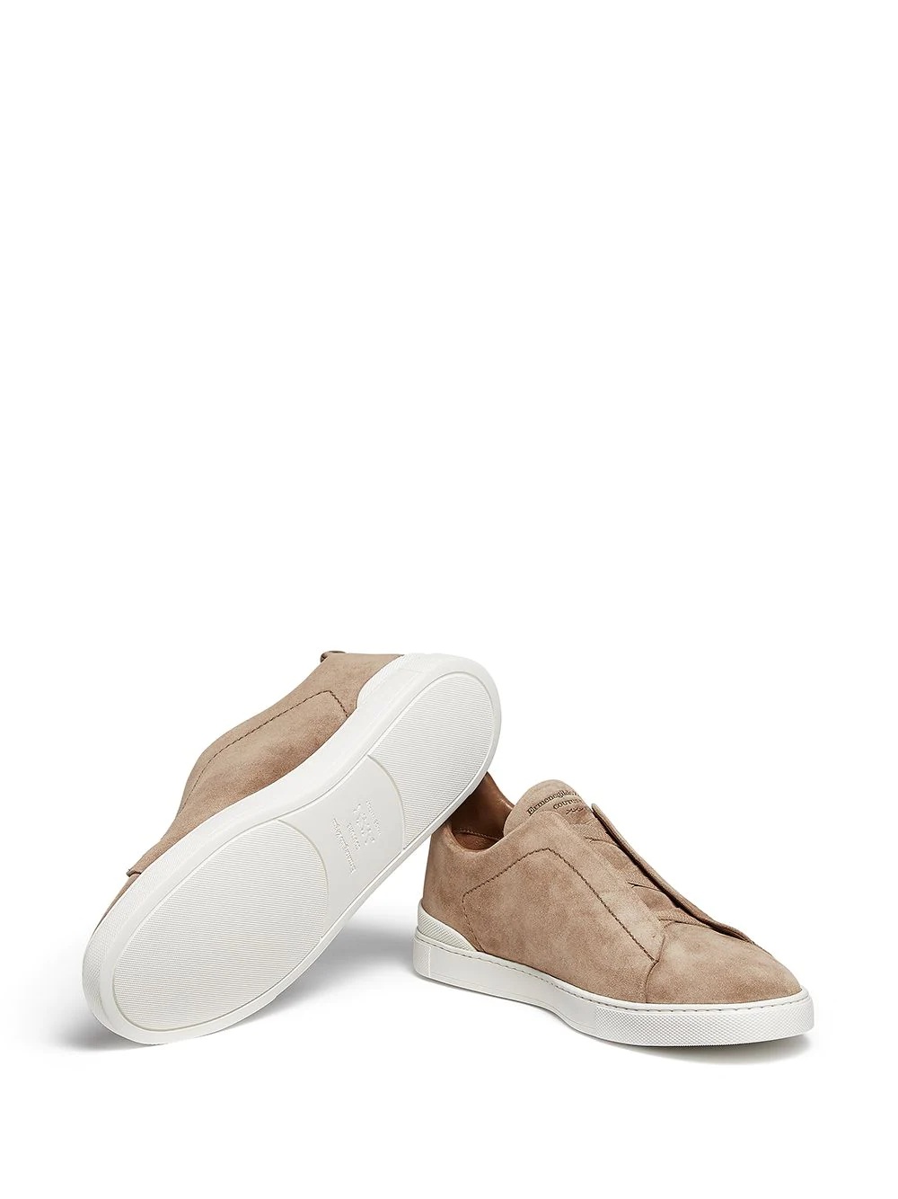 Suede Slip-On Sneakers - 8