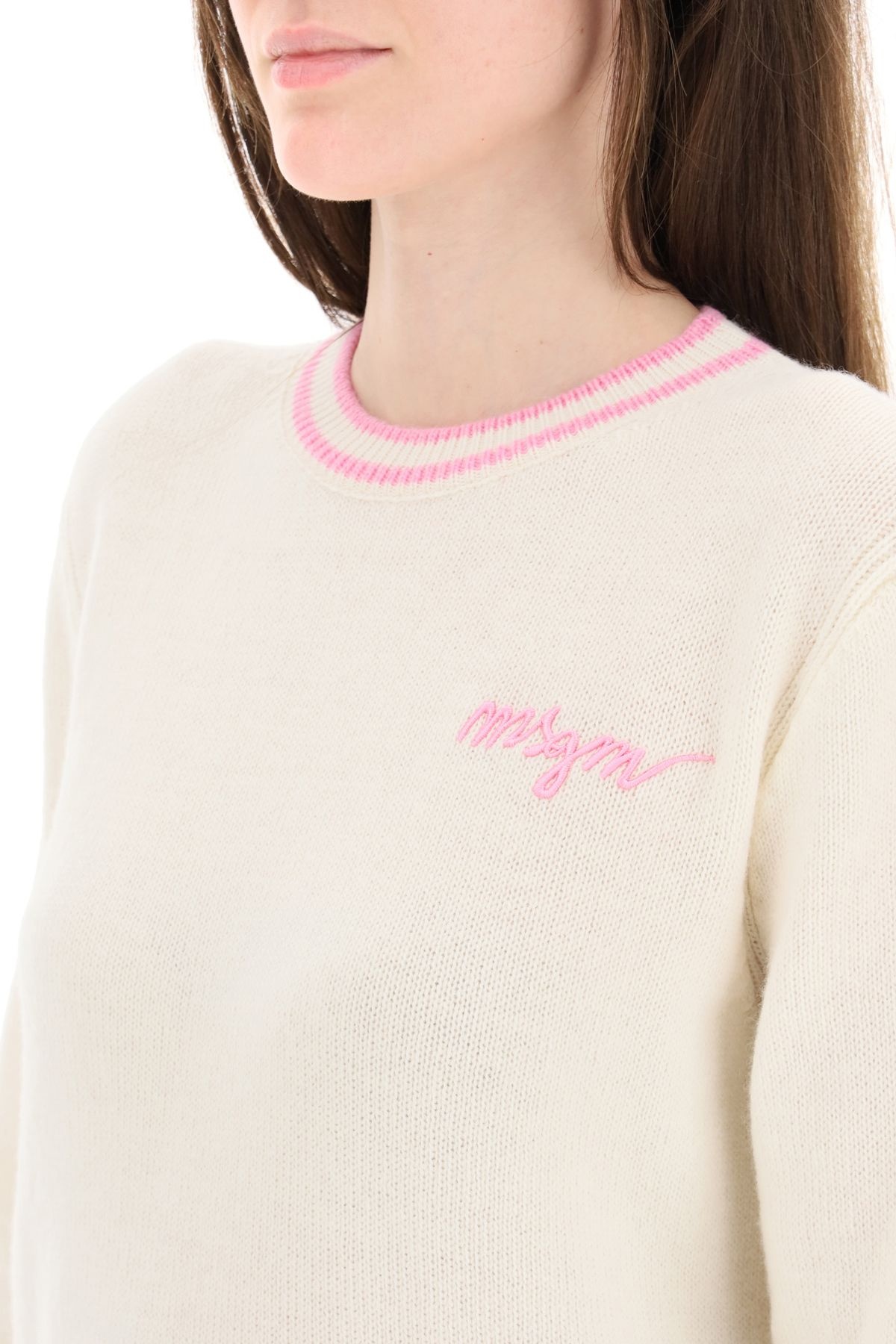 SWEATER WITH LOGO EMBROIDERY - 5