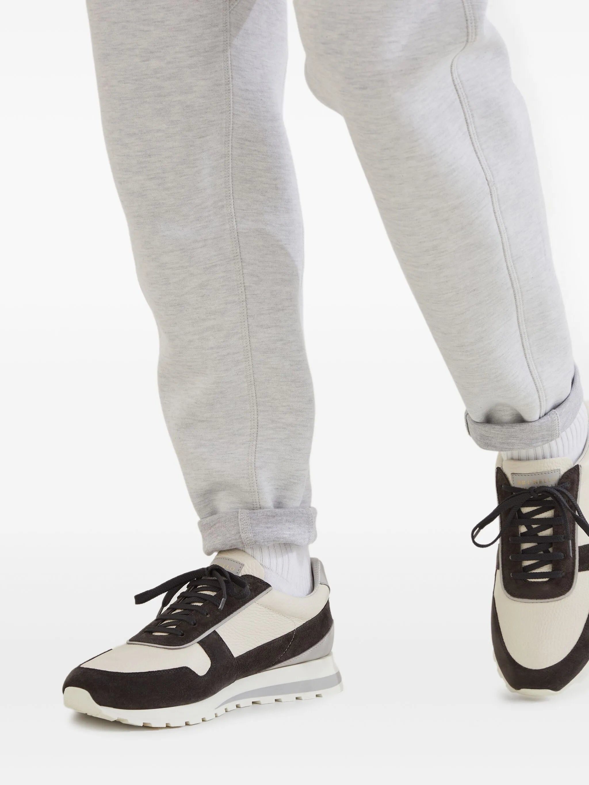 Brunello Cucinelli Suede Panelled Trainers - 4