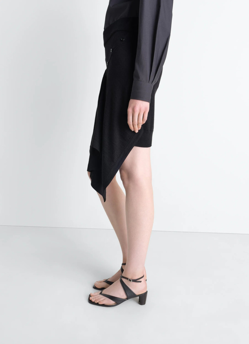 Lemaire BUTTONED SKIRT IN MERINO BLEND outlook