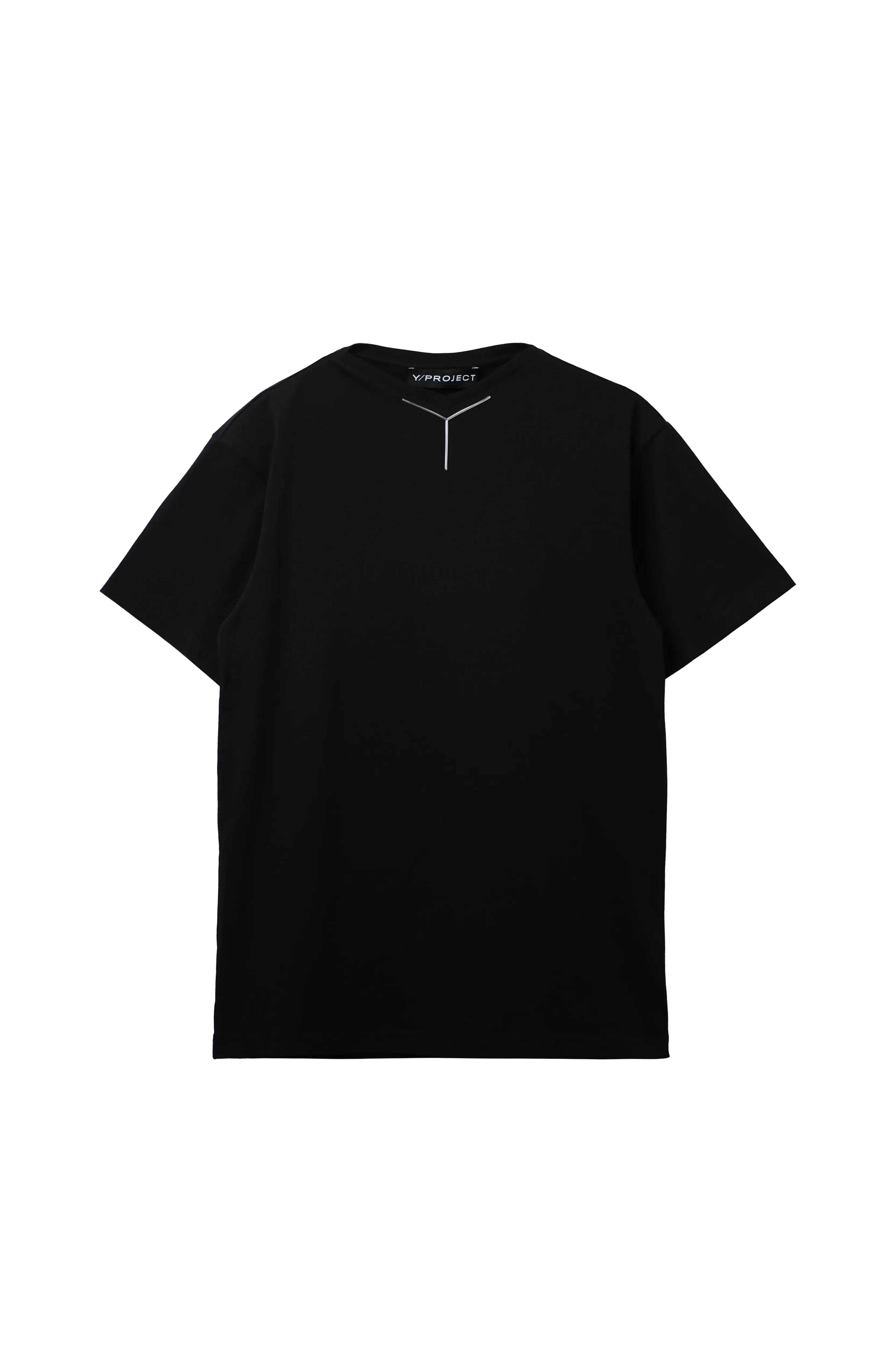Y/PROJECT Y Chrome T-Shirt Black - 1
