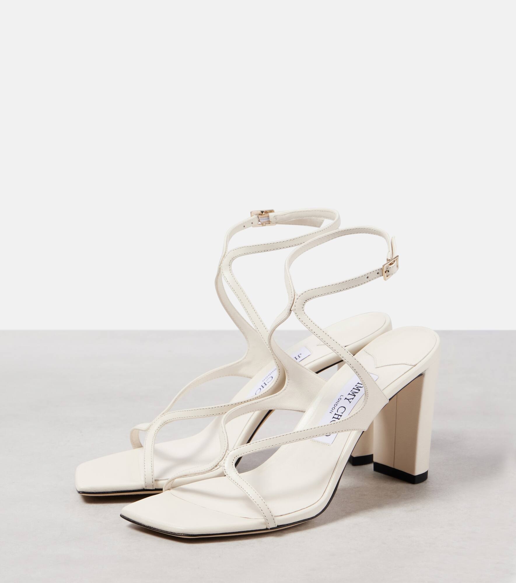 Azie 85 leather sandals - 4