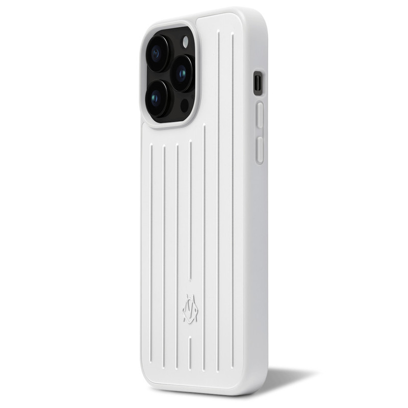 RIMOWA Tech Accessories - Aluminum Silver Case for iPhone 15 Pro Max outlook