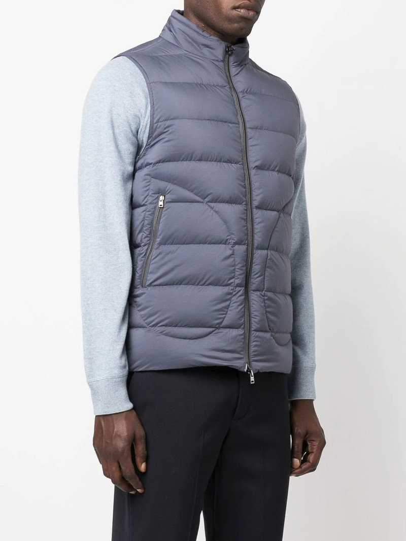 padded high-neck gilet 3