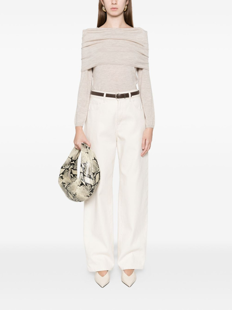 Max Mara off-shoulder coordinated knitwear outlook