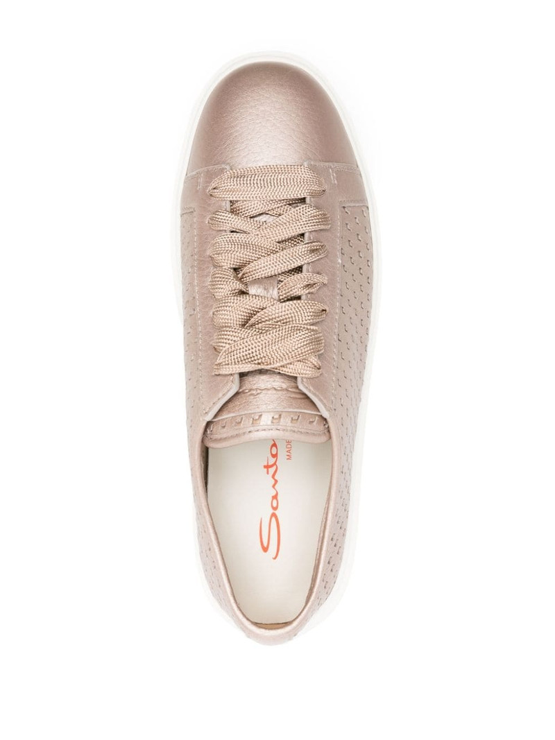 관통되는 가죽 sneakers 4