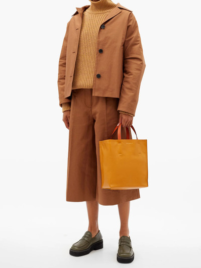 Marni Museo medium leather tote bag outlook