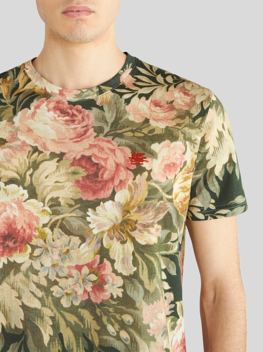 FLORAL PRINT T-SHIRT - 3