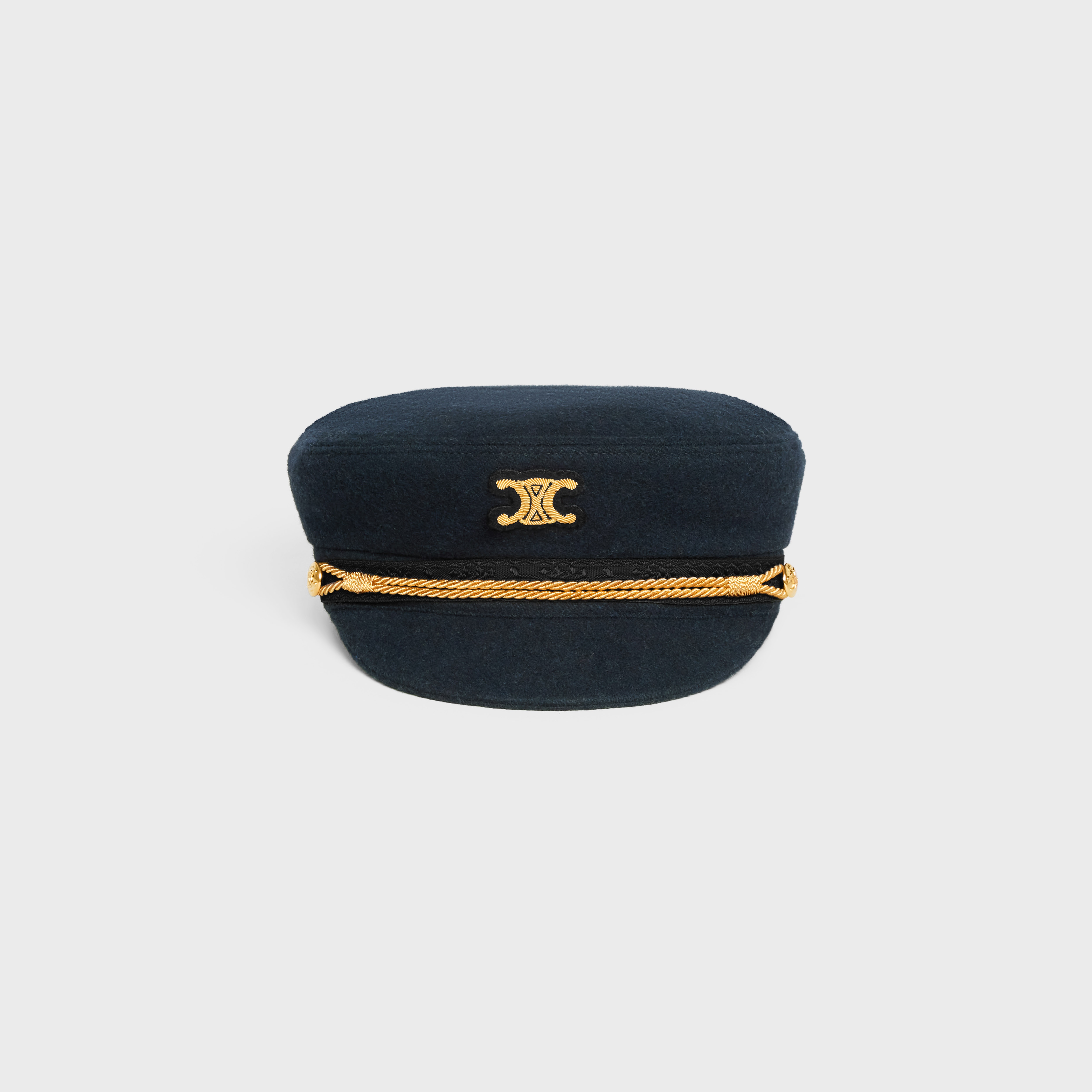 triomphe sailor cap in wool cloth - 2