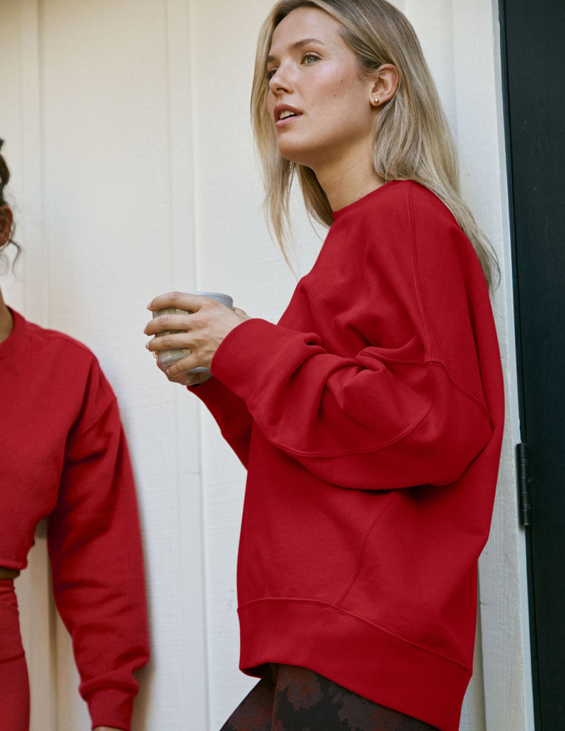 BEYOND YOGA LuxeFleece Oversized Sweatshirt outlook