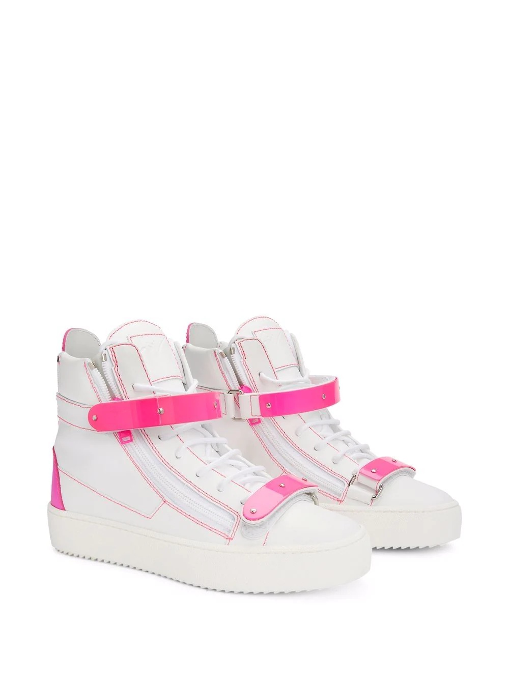 Coby high-top leather sneakers - 2
