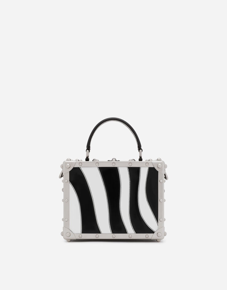 Patchwork zebra-design Dolce Box bag - 4