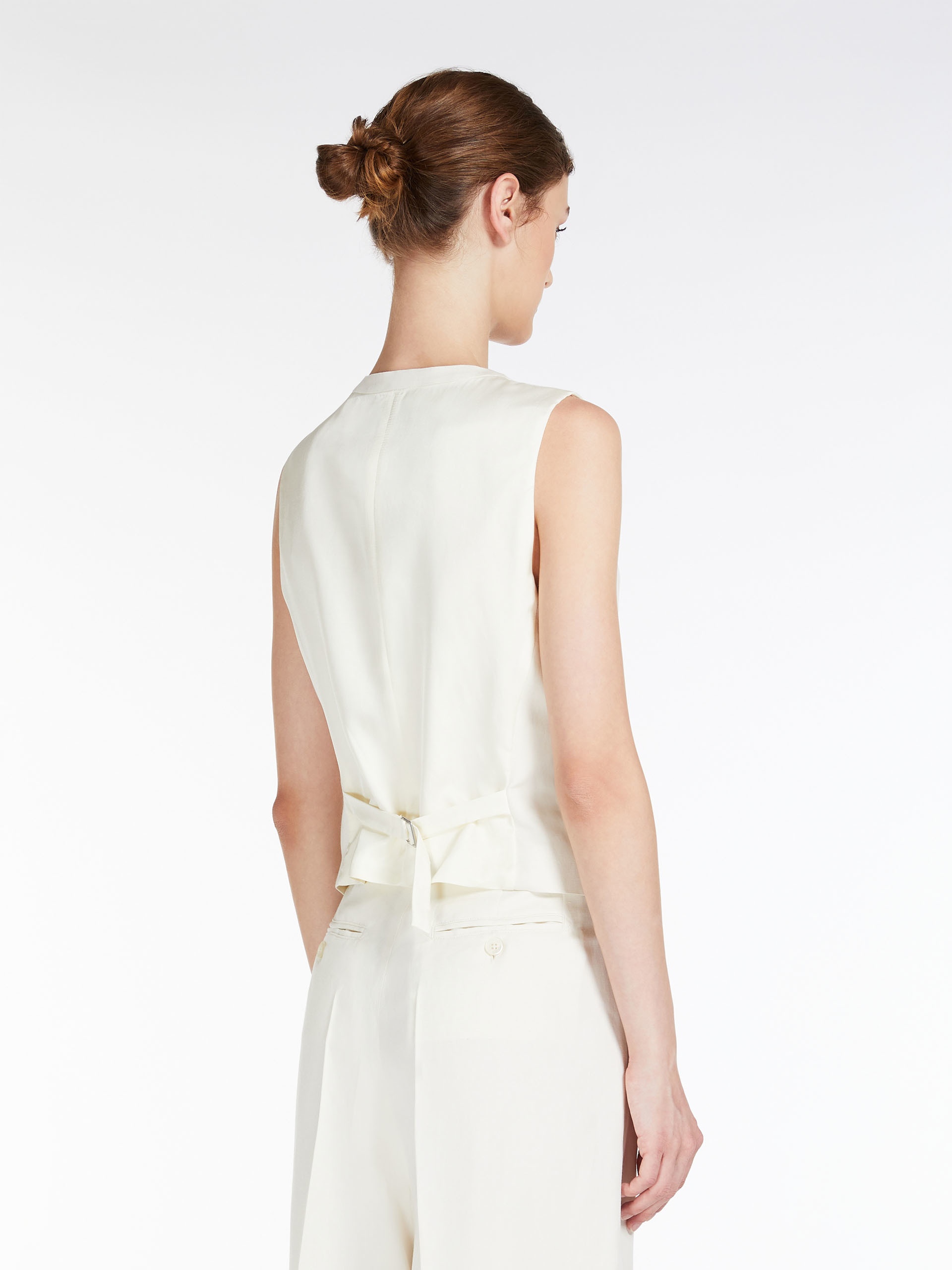 FRESIS Viscose and linen gilet - 4