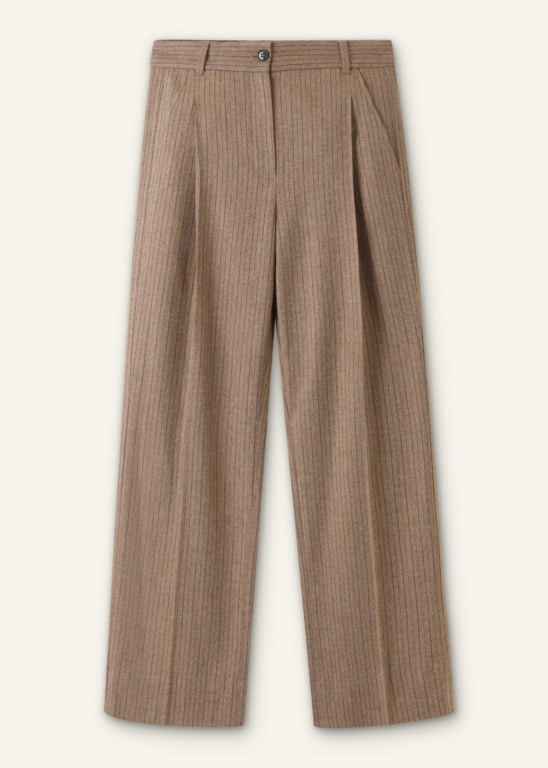 Pleat Tapered Trouser - 1