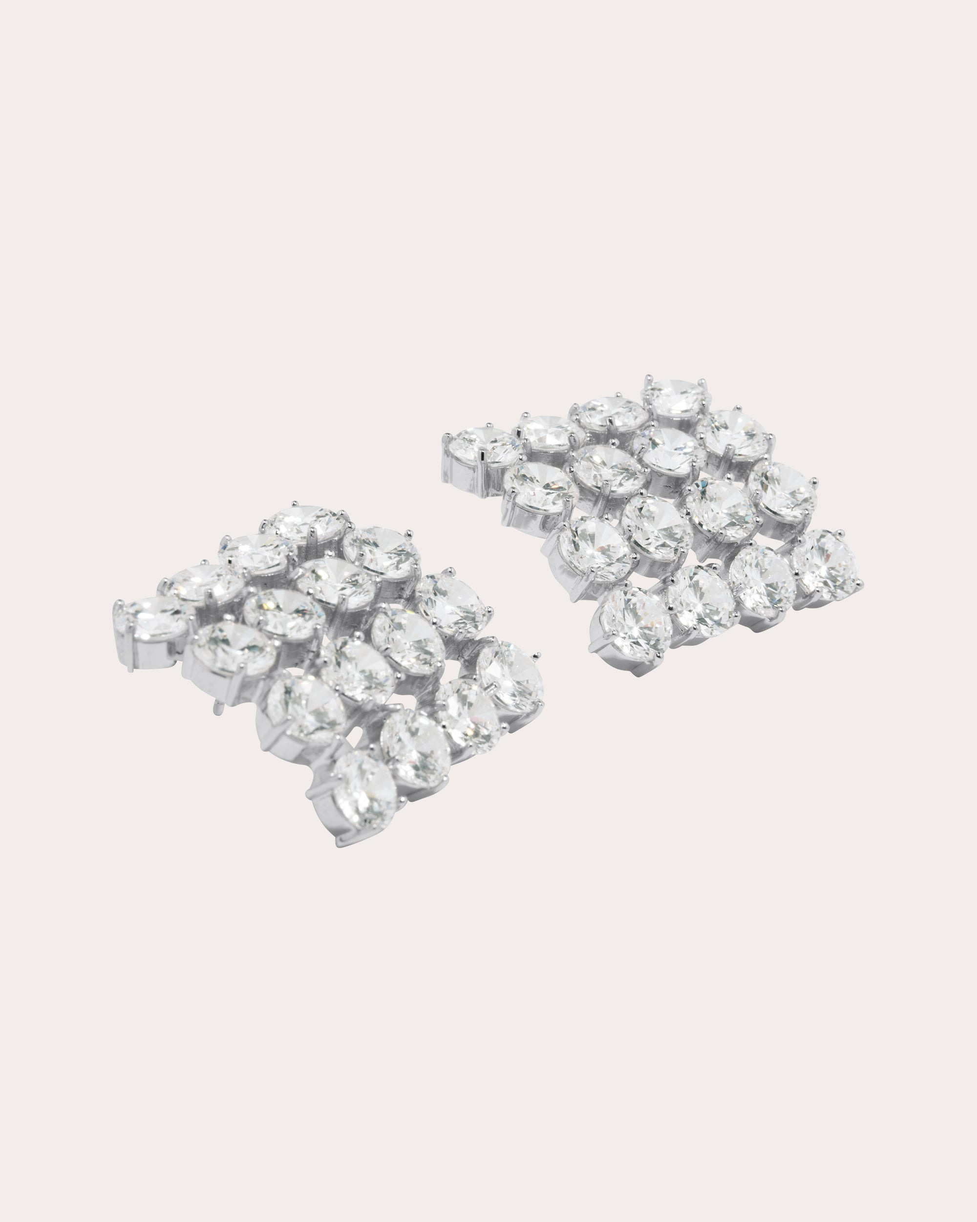 Juggernaut Sterling Silver Cubic Zirconia Earrings - 3