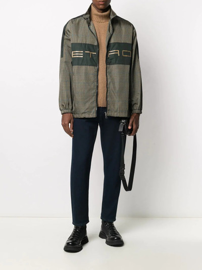 Etro logo-print lightweight jacket outlook