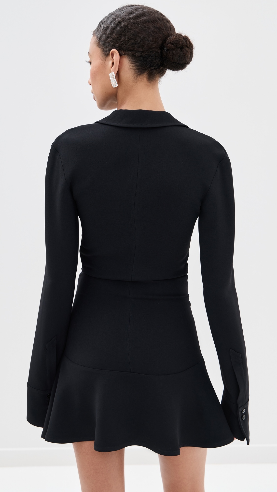 Long Sleeve Collar Dress - 2