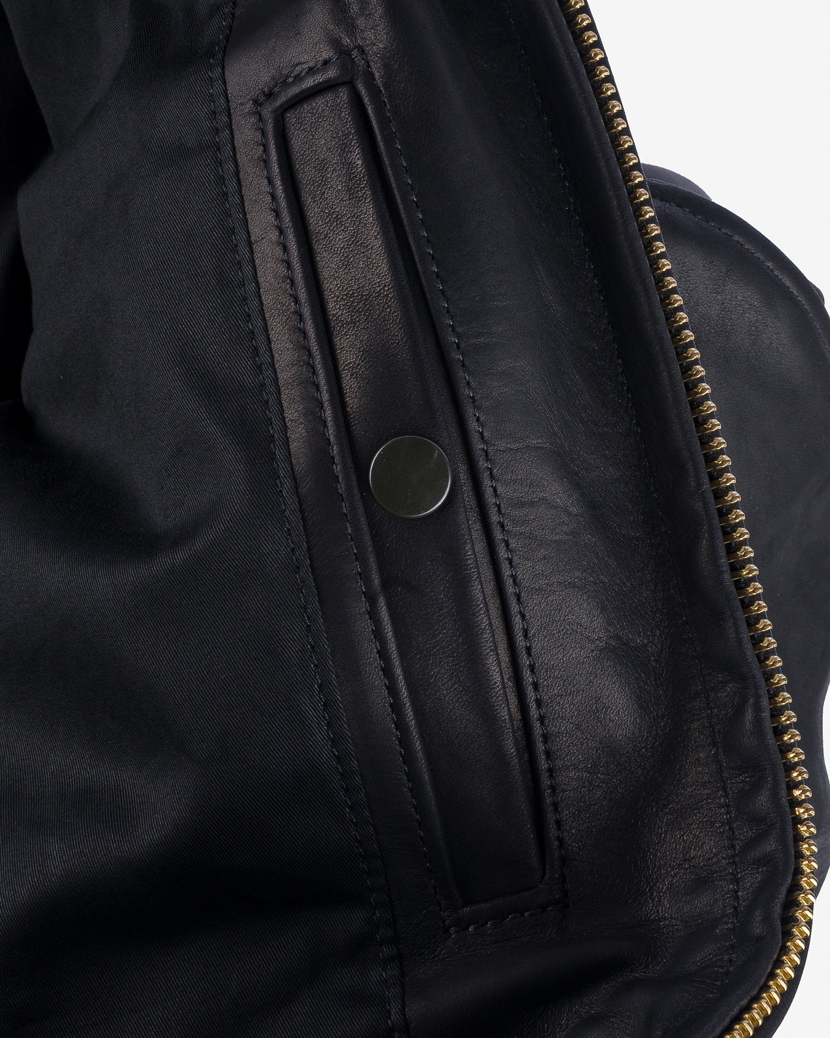 IHSB-SAV-BLK Iron Heart x Simmons Bilt Horsehide Savannah Jacket - Black - 15