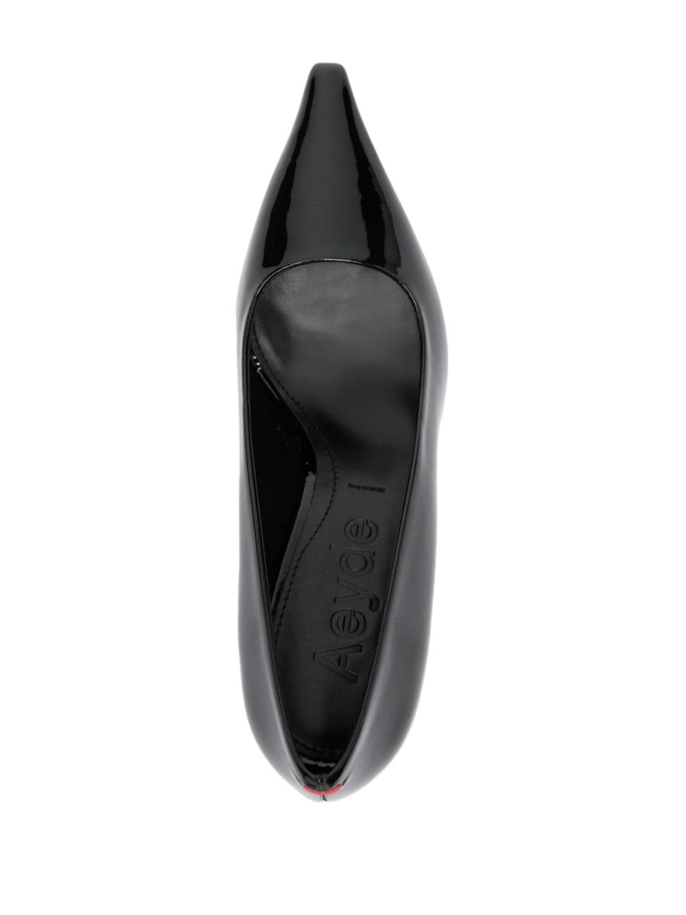 Zandra 75mm leather pumps - 4