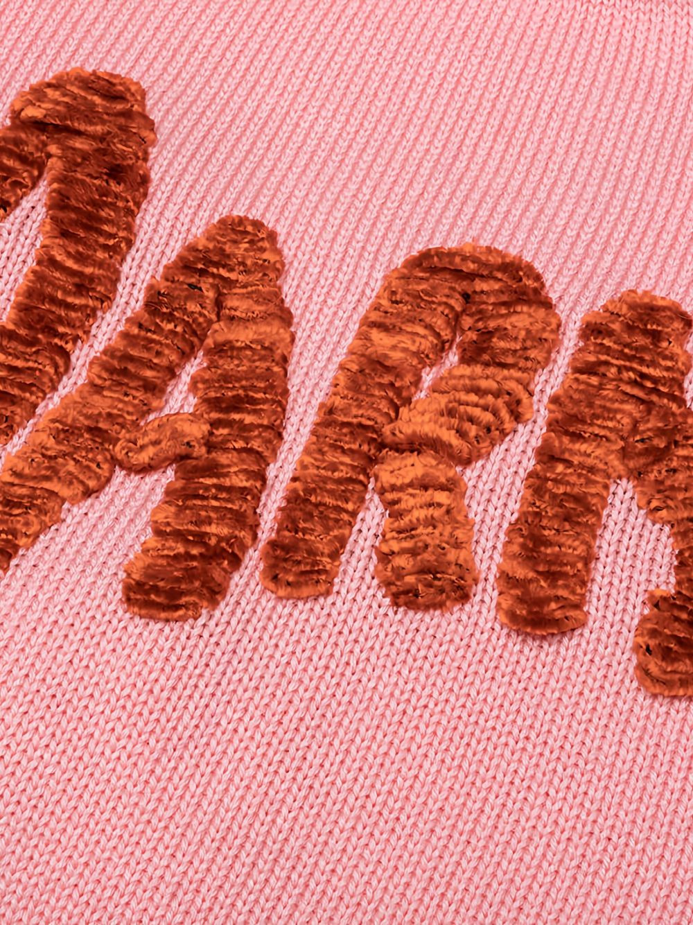 embroidered logo cardigan - 3