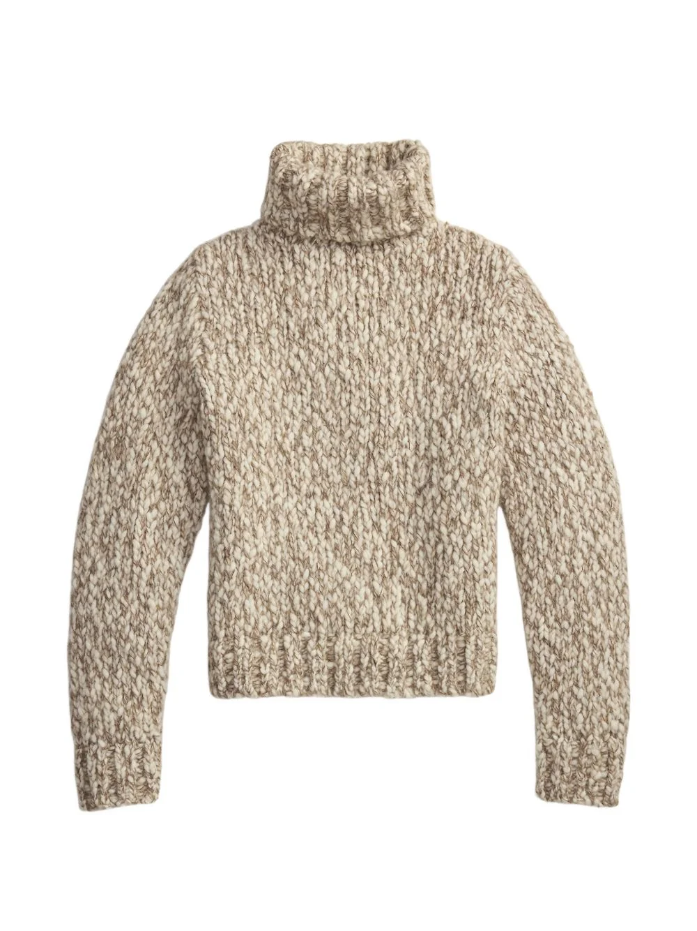 roll-neck knitted jumper - 1