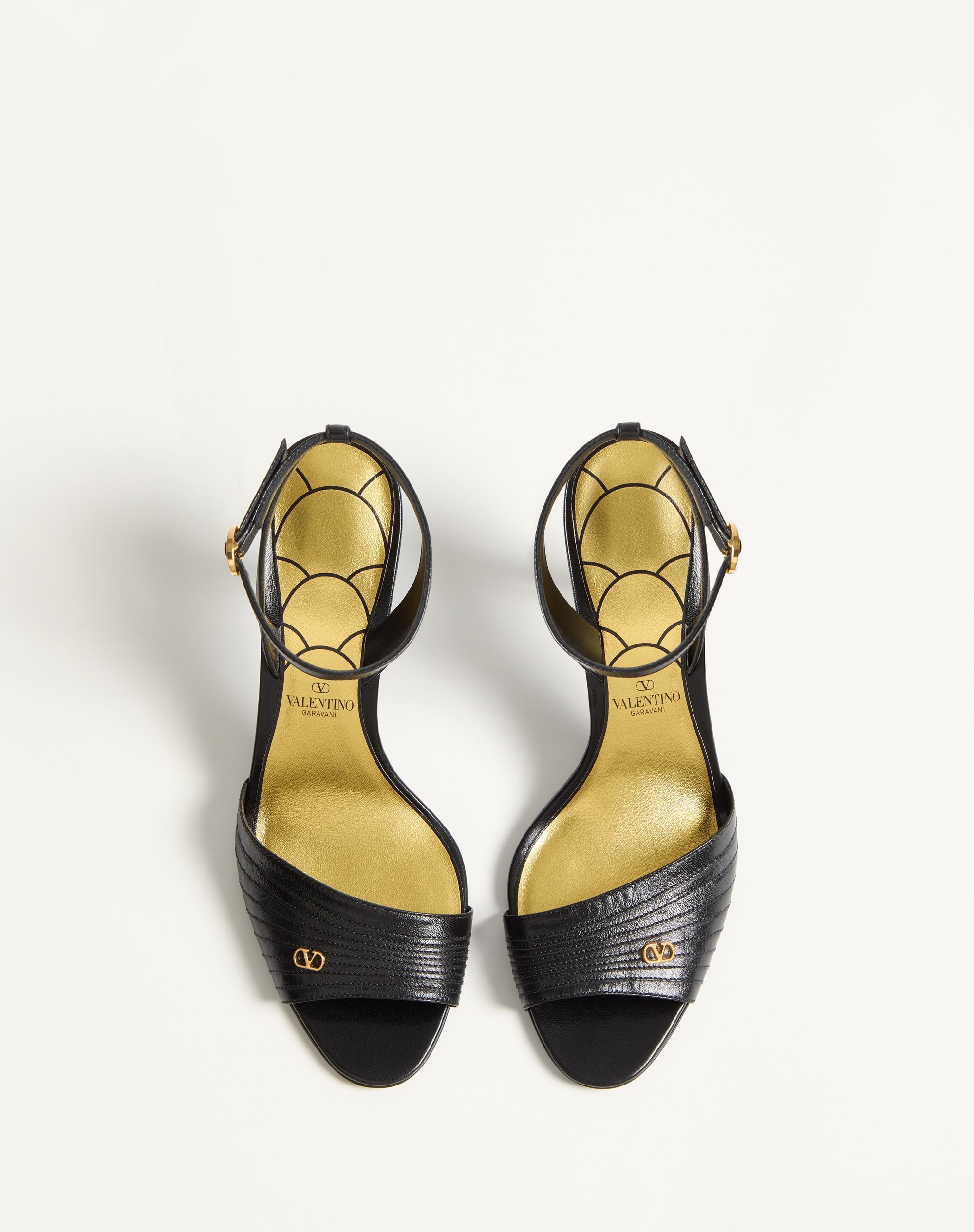 VALENTINO クルネックショトスリフトレス 4B3KD11T8F5 0NO Valentino LADYCRUSH SANDAL IN KIDSKIN 85MM | REVERSIBLE
