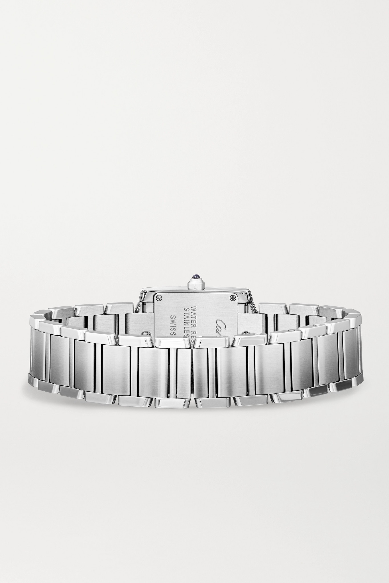 Tank Française 25.2mm small stainless steel and diamond watch - 6