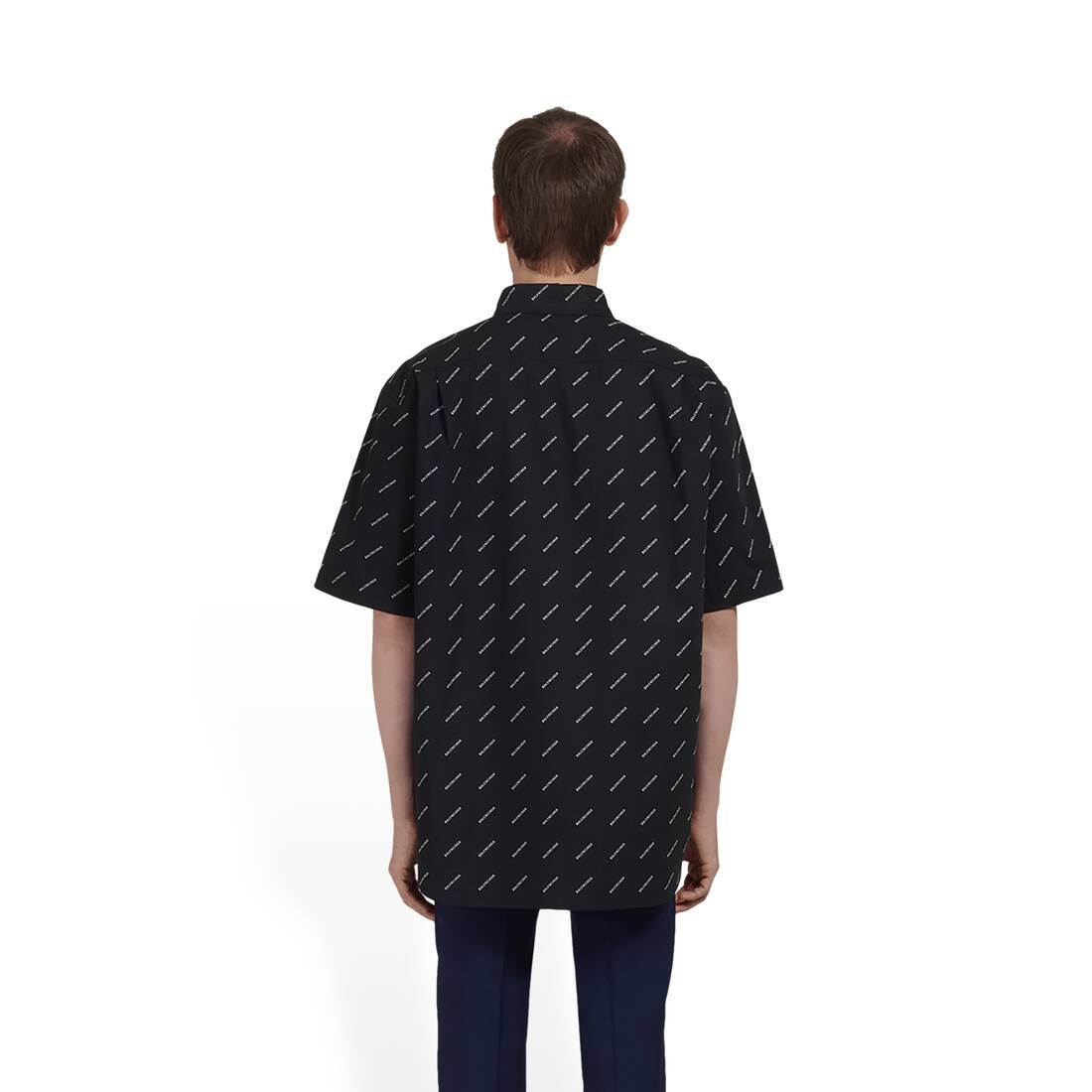allover logo short sleeve shirt normal fit - 3